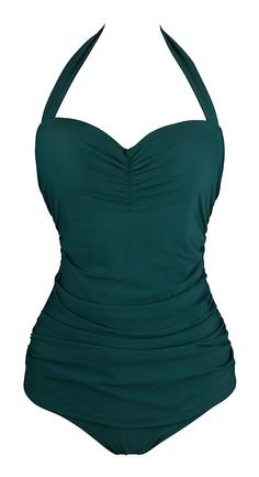 swimsuit green one piece