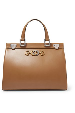 Gucci | Zumi medium embellished leather tote | NET-A-PORTER.COM