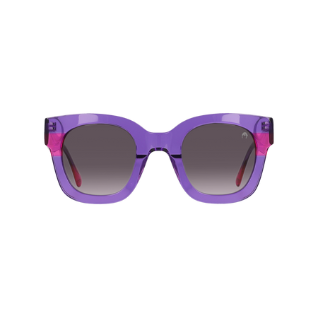 Lilac And Fuchsia Square Trend Sunglasses | Dolores Promesas | Wolf & Badger