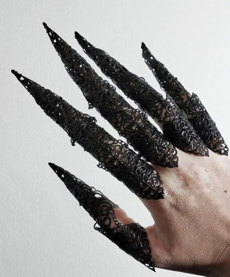Finger claws black