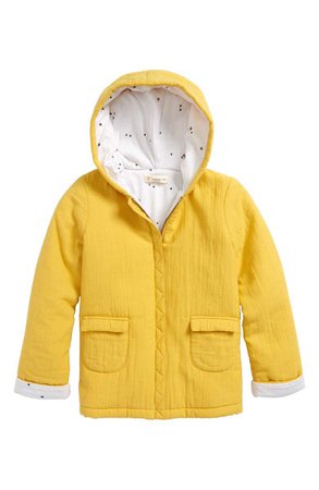 Tucker + Tate Hooded Cotton Jacket (Toddler Girls, Little Girls & Big Girls) | Nordstrom