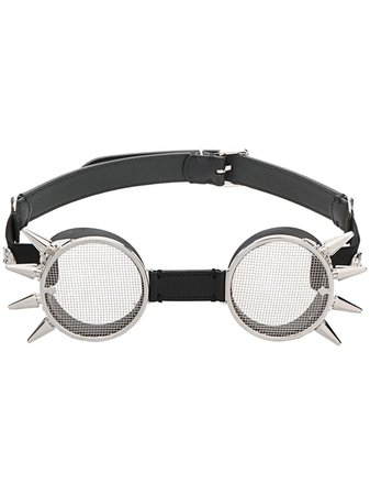 Gucci Eyewear Spiked Goggles 559653I49W1 Black | Farfetch