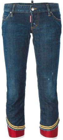 'Sexy Cropped Boot Cut' jeans