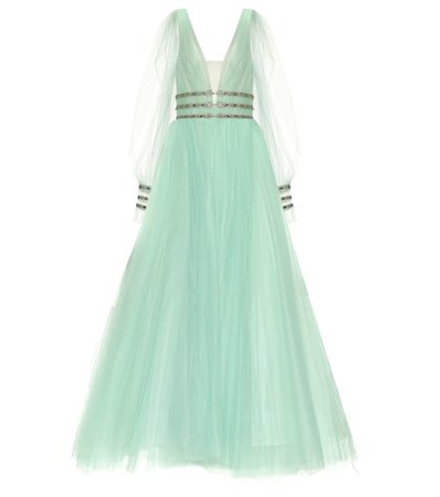 Embellished Tulle Gown | Monique Lhuillier
