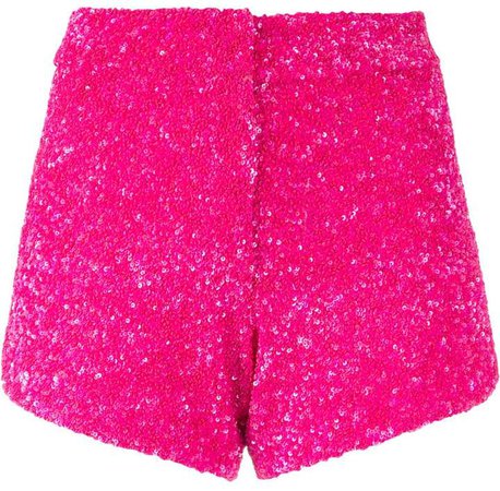 sequinned shorts