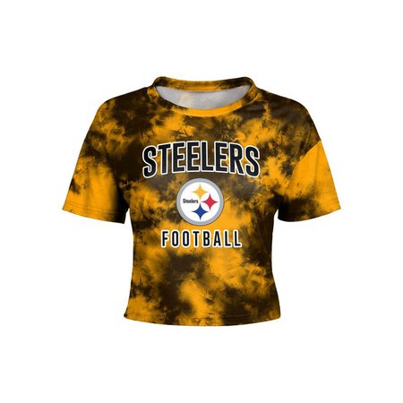 Pittsburgh Steelers NFL Womens To Tie-Dye For Crop Top