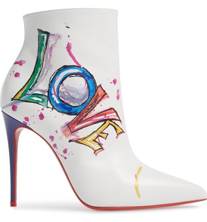 Christian Louboutin Love Pointy Toe Bootie | Nordstrom