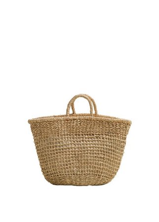 MANGO Handmade basket bag