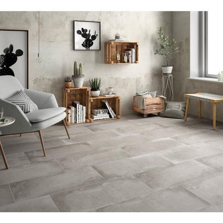 District Gray Porcelain Tile - 15 x 30 - 100581719 | Floor and Decor