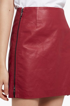 Cranberry Red Skirt