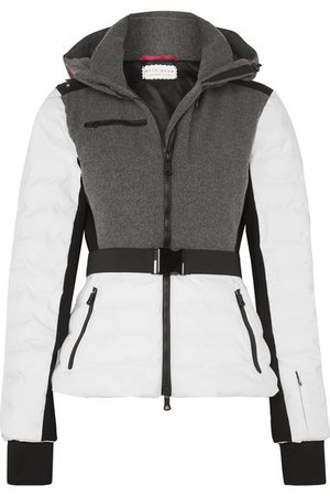 Erin Snow | Kat wool-blend and shell ski jacket | NET-A-PORTER.COM