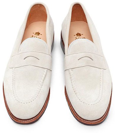white penny loafers Alden - Google Search
