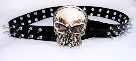 Punk Rock Belt Gothic Belt Metal Accessories Bondage Belt | Etsy