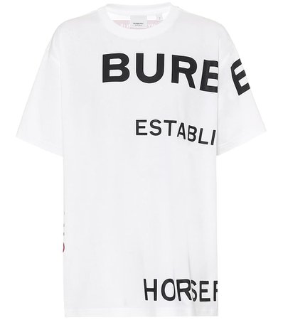 Logo Cotton-Jersey T-Shirt | Burberry - Mytheresa