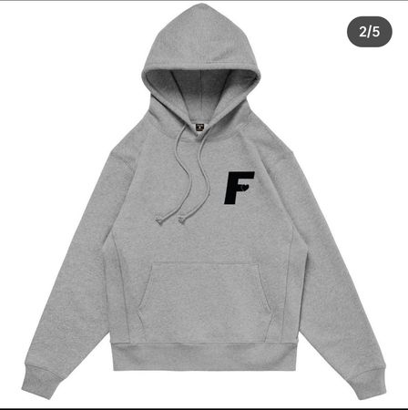 grey fresh love hoodie