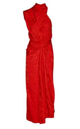 Red Sea Draped Maxi Dress By Johanna Ortiz | Moda Operandi