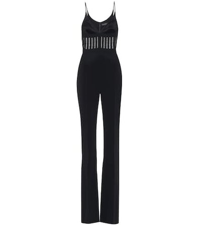 Jersey full-body jumpsuit in black - Vetements