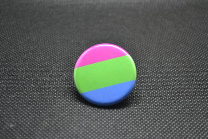 Polysexual pride button polysexual pride pin polysexual flag | Etsy
