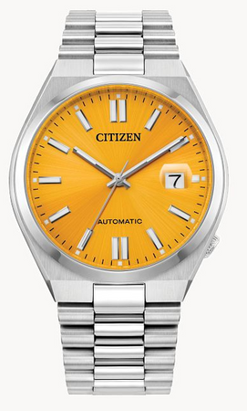 Citizen Tsuyosa Automatic Watch - Steel/Yellow