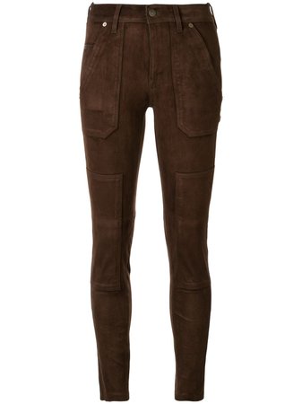 Polo Ralph Lauren Skinny Patch Trousers 211783582001 Brown | Farfetch