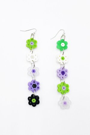 Daisy Chain Earrings Green Apple – Anna Sui