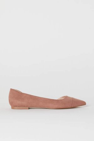 Pointed Flats - Pink