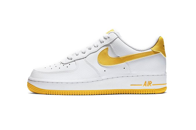 Nike Air Force 1 White & Yellow