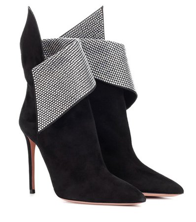 Night Fever 105 suede ankle boots