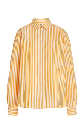 Striped Cotton Shirt By Totême | Moda Operandi
