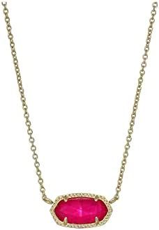 Amazon.com: Kendra Scott Elisa Pendant Necklace for Women, Fashion Jewelry, 14k Gold-Plated, Azalea Illusion : Clothing, Shoes & Jewelry