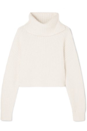 3.1 Phillip Lim | Cropped ribbed wool-blend turtleneck sweater | NET-A-PORTER.COM