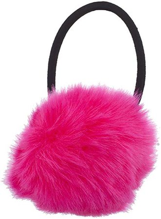 Amazon.com: Lux Accessories Fuschia Hot Pink Faux Fur Pom Pom Stretch Ponytail Holder: Gateway