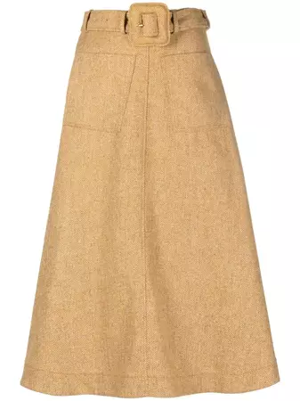 Rejina Pyo belted-waist A-line skirt
