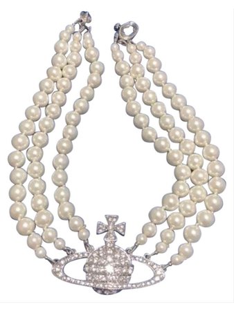 vivienne westwood triple strand pearl necklace