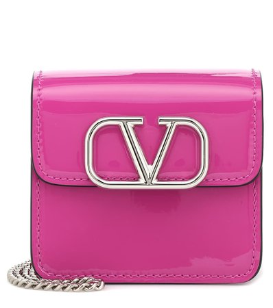 Valentino Garavani Vsling Patent Leather Clutch - Valentino | Mytheresa