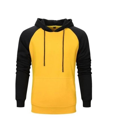 black and yellow hoodie