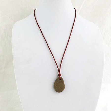 Rock Pendant,  Stone Necklace,