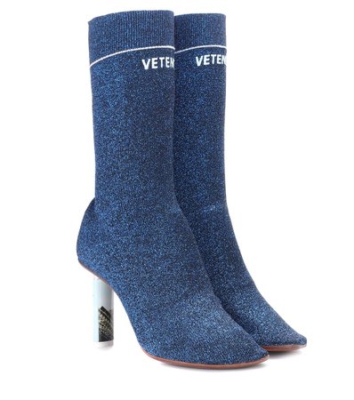 Vetements - Stretch-jersey ankle boots | Mytheresa