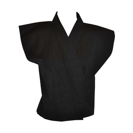 Agnes B' Black Kimono-Style Wrap Top For Sale at 1stDibs | agnes b sale