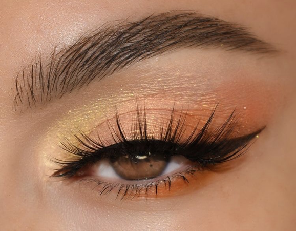 orange/yellow eyeshadow