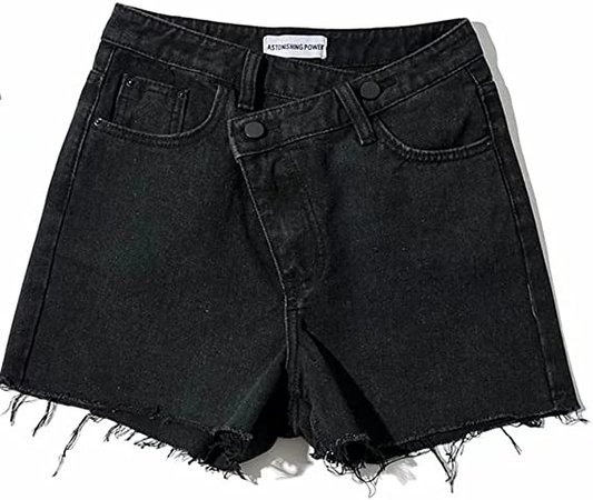 Jeans Shorts for Women Sexy Casual High Waist Stretch Denim Shorts Summer Jean Shorts (Small, Light Blue) at Amazon Women’s Clothing store