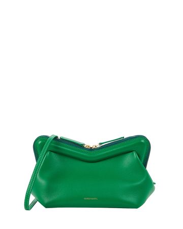 Mansur Gavriel Mini M Frame Bag In Green | INTERMIX®