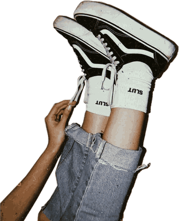 96-968883_vans-shoes-legs-feet-aesthetic-niche-nichememe-socks.png (567×700)