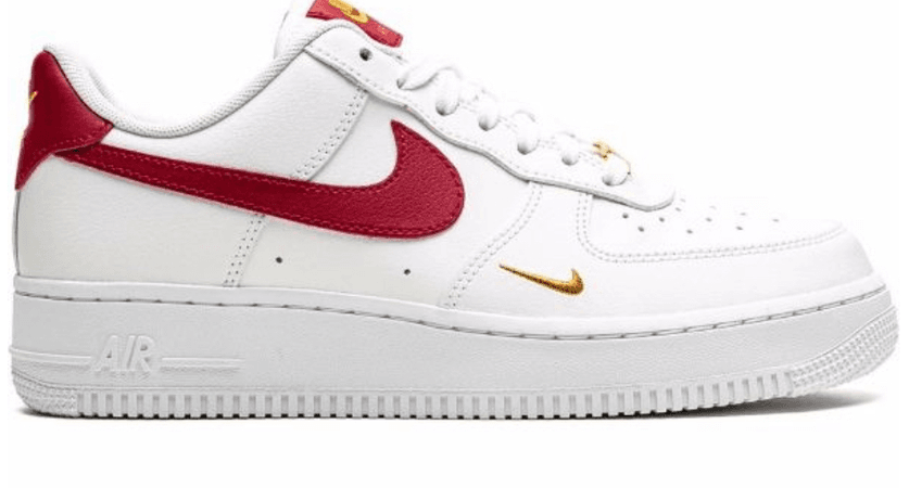 red swoosh airforces