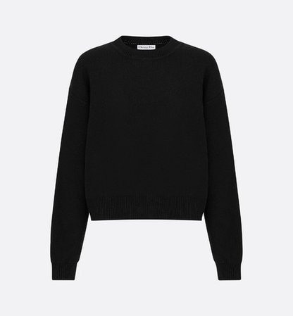 Black 'J'Adior 8' Cashmere Sweater - Ready-to-wear - Women's Fashion | DIOR