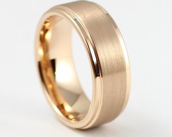 red and gold wedding band for men - Google Search