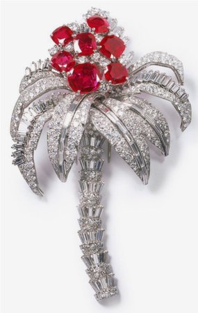 diamond and ruby palm jewelry