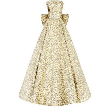 Pinterest Bambah Strapless Oro Cinderella Gown