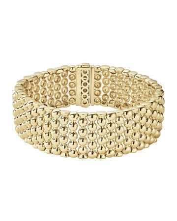 Lagos 18K Gold Bold Caviar Rope Bracelet