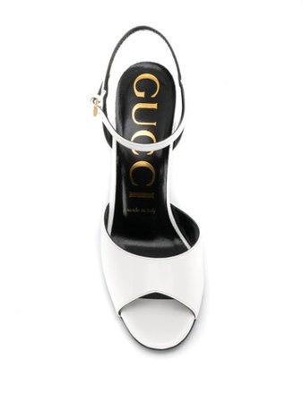 Gucci 110 Stiletto Sandals 603375CLG00 White | Farfetch